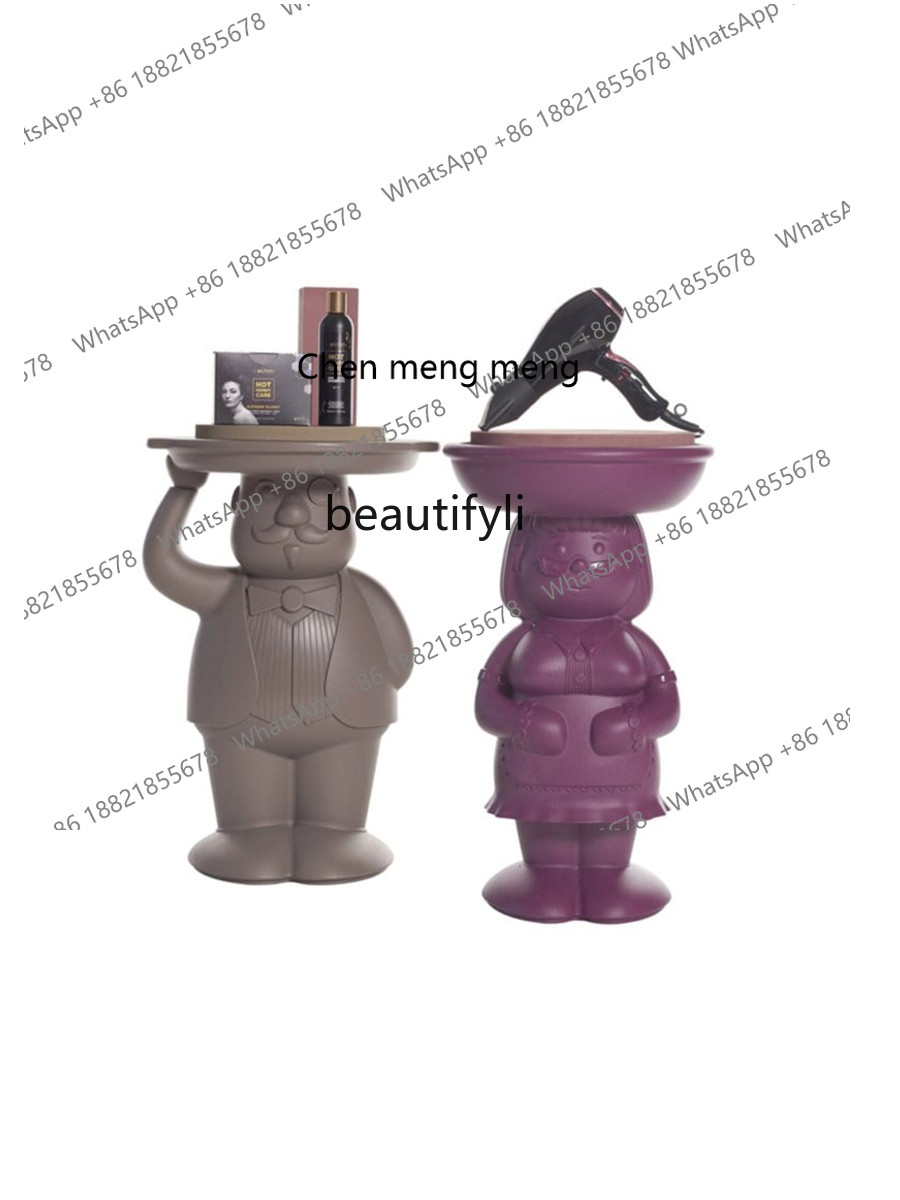 Outdoor Furniture Italian - Italienischer Couchtisch, Nachttisch, niedliche Figur, Puppenform,