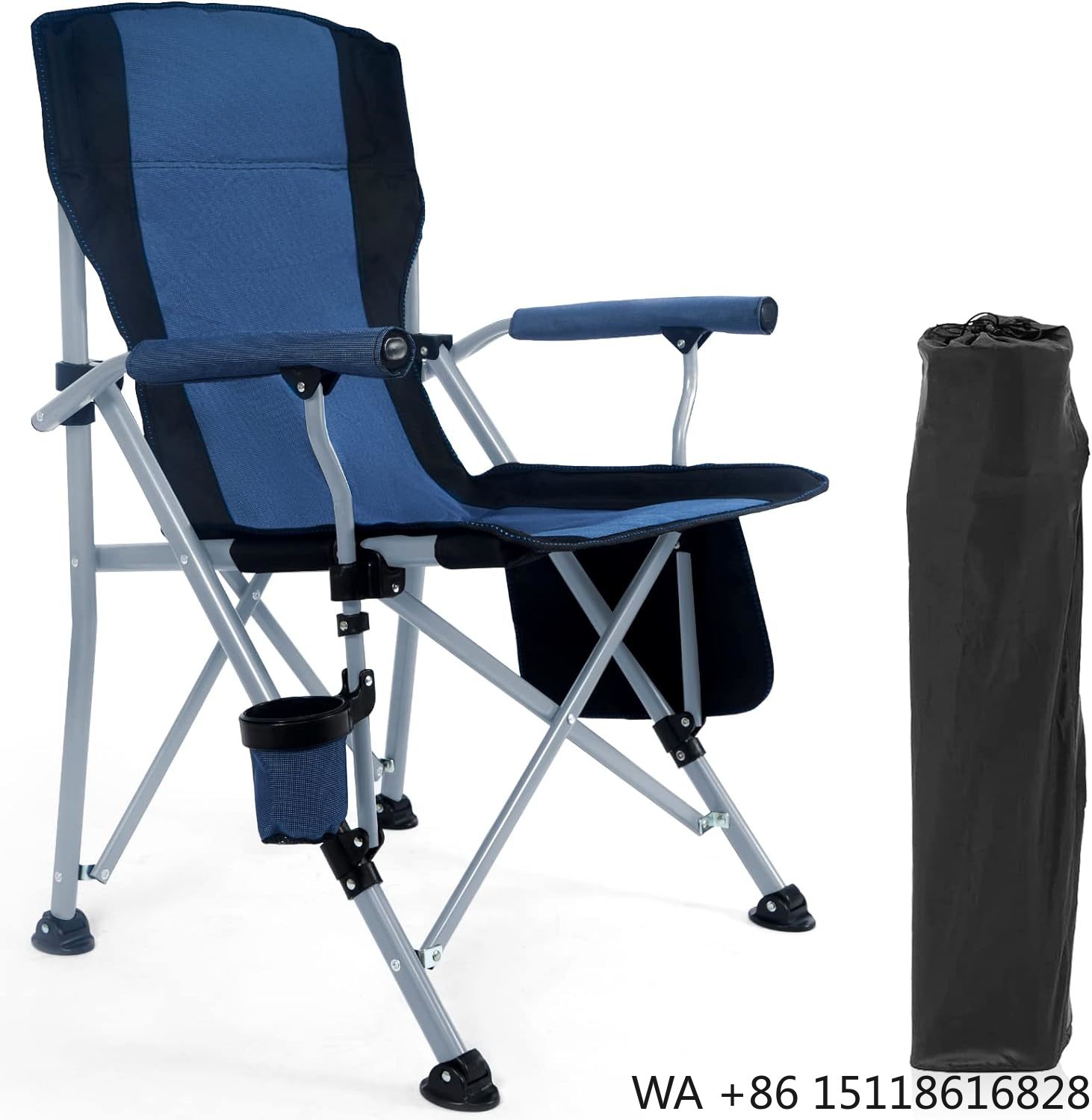 Outdoor Furniture Recliner Set - Outdoor Camping Klappbarer Tragbarer Großer Sessel