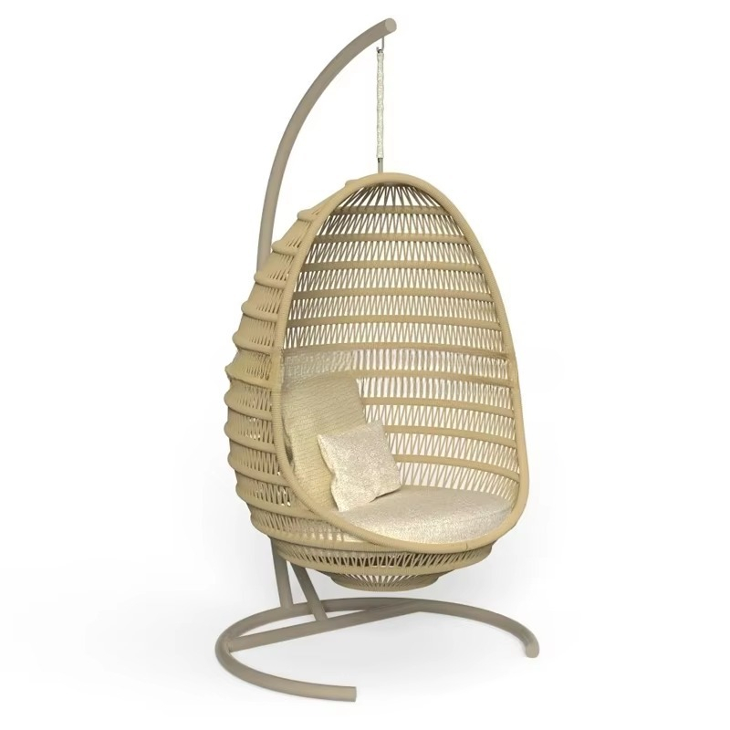Outdoor Furniture Egg Chair - Outdoor-Möbel Metall-Eier-Schaukel Garten-Seilgeflecht