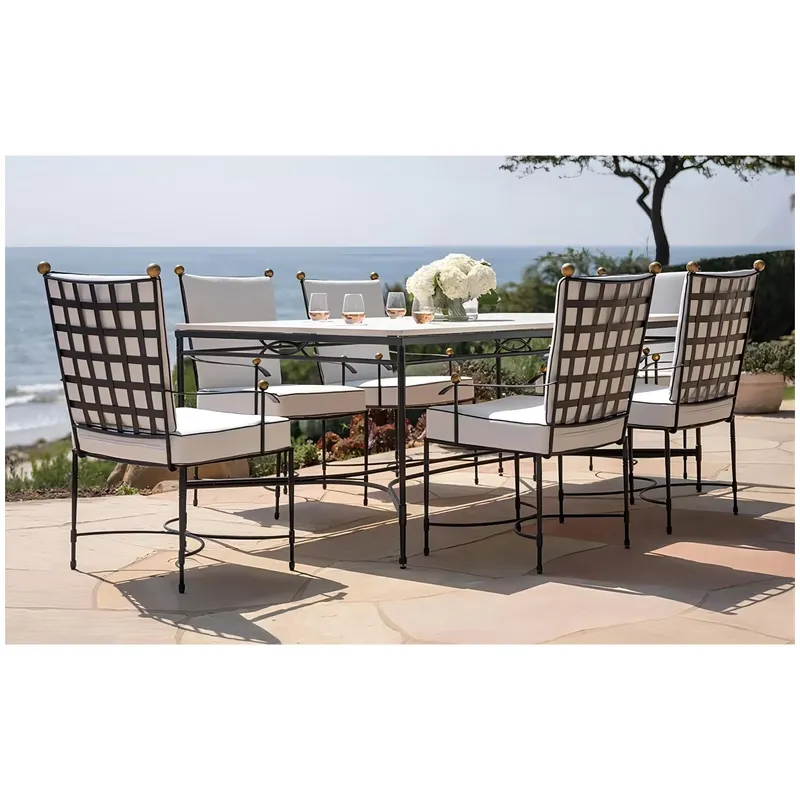 Outdoor Furniture Uk - Klassische Edle Gartenmöbel im UK-Stil: 6-Sitzer