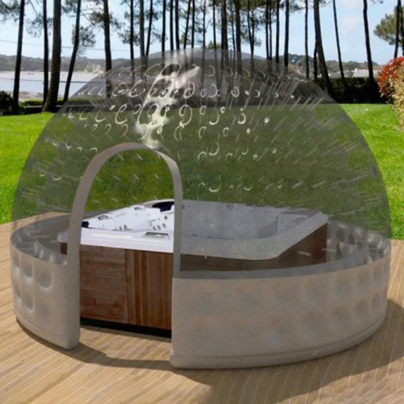 Inflatable Hot Tub - Neues Design Winter Aufblasbares Whirlpool-Abdeckzelt mit