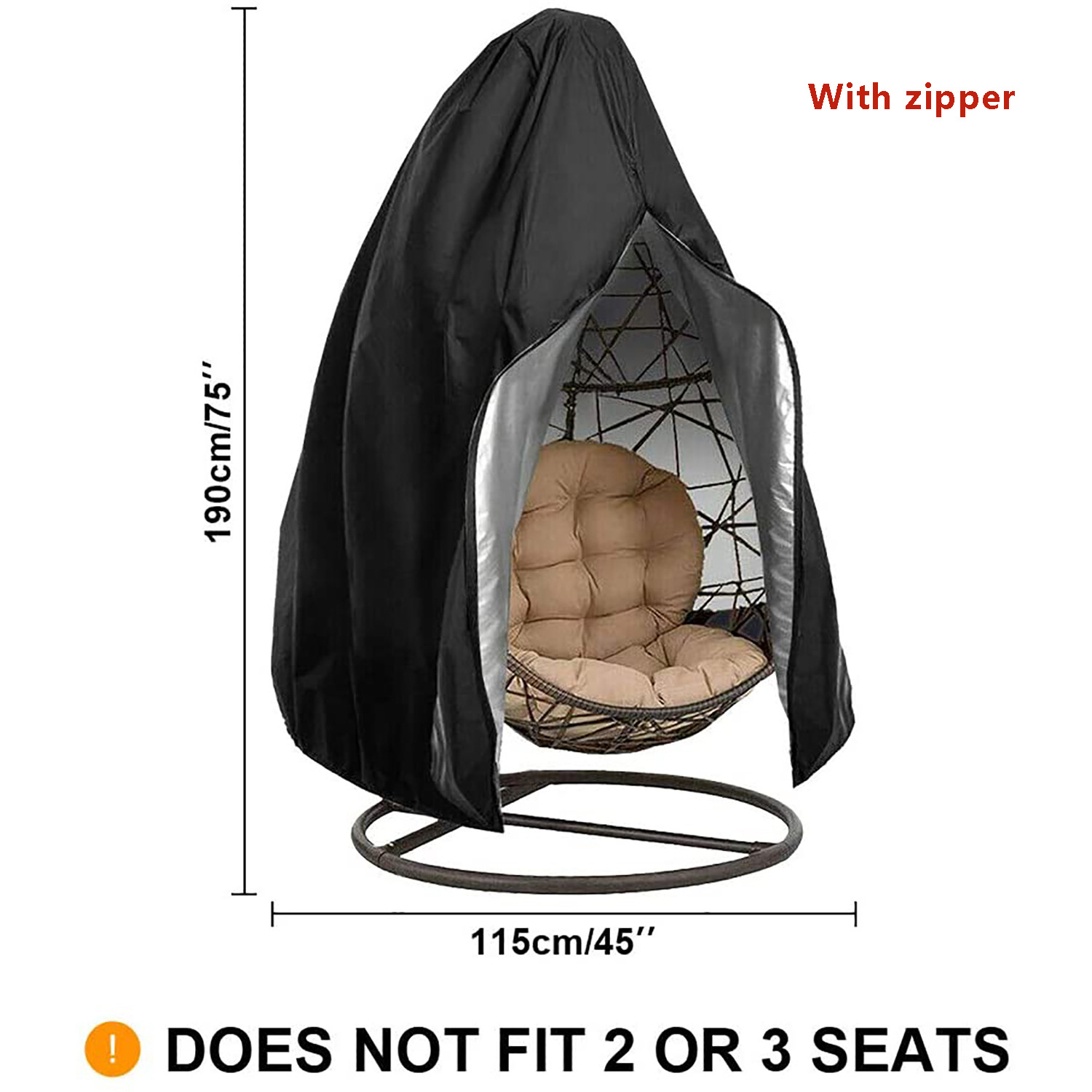 1 Stück Hängesessel-Abdeckung  – Outdoor Furniture Egg Chair Bewertung und Preis