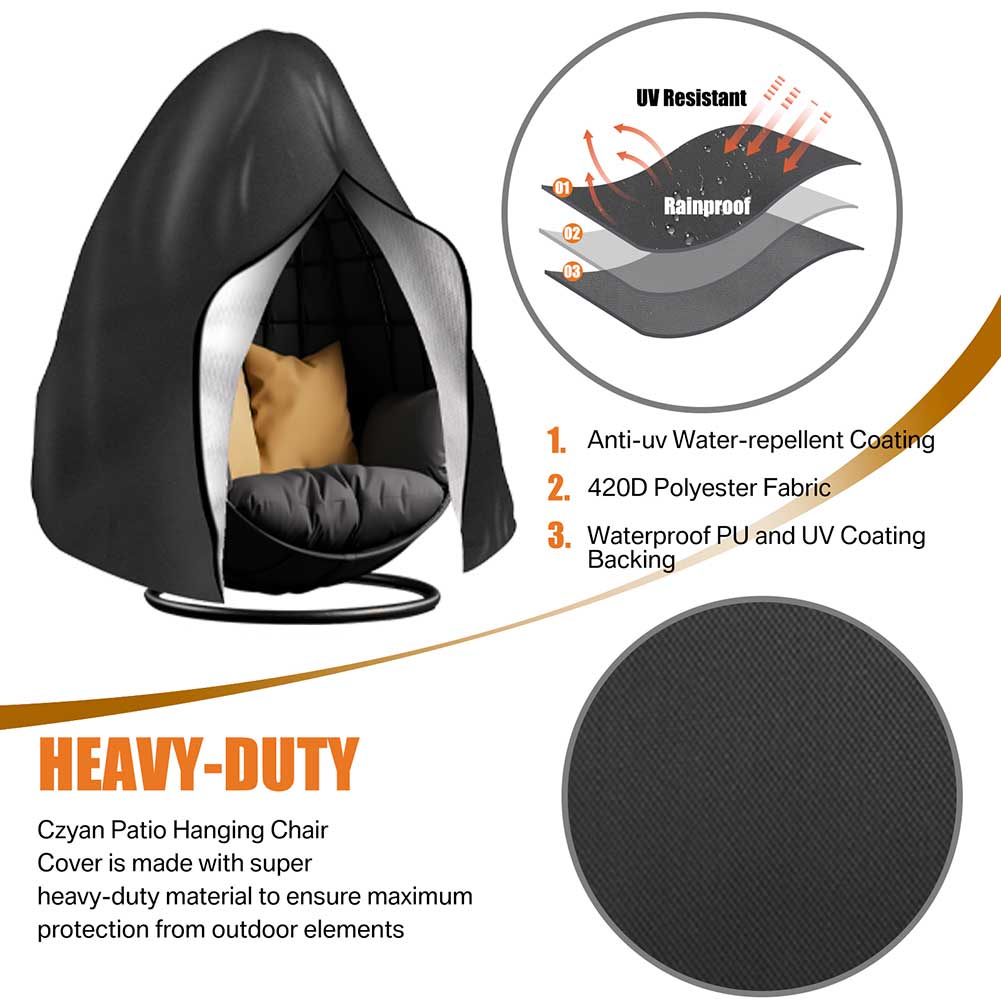 Wasserdichte Abdeckung für Hän – Outdoor Furniture Egg Chair Bewertung und Preis
