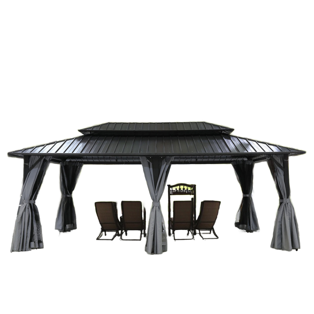 Outdoor-Aluminium-Rahmenpavill – Outdoor Furniture Gazebo Bewertung und Preis