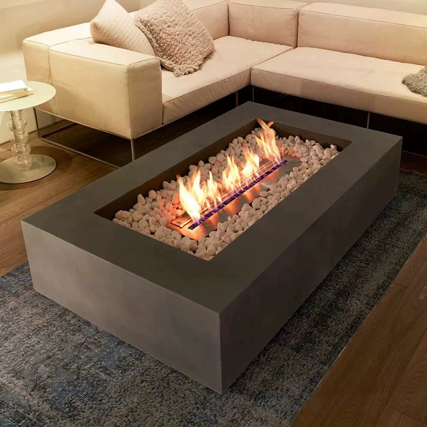 Moderner Corten-Stahl-Gasfeuer – Outdoor Furniture And Fire Pit Bewertung und Preis