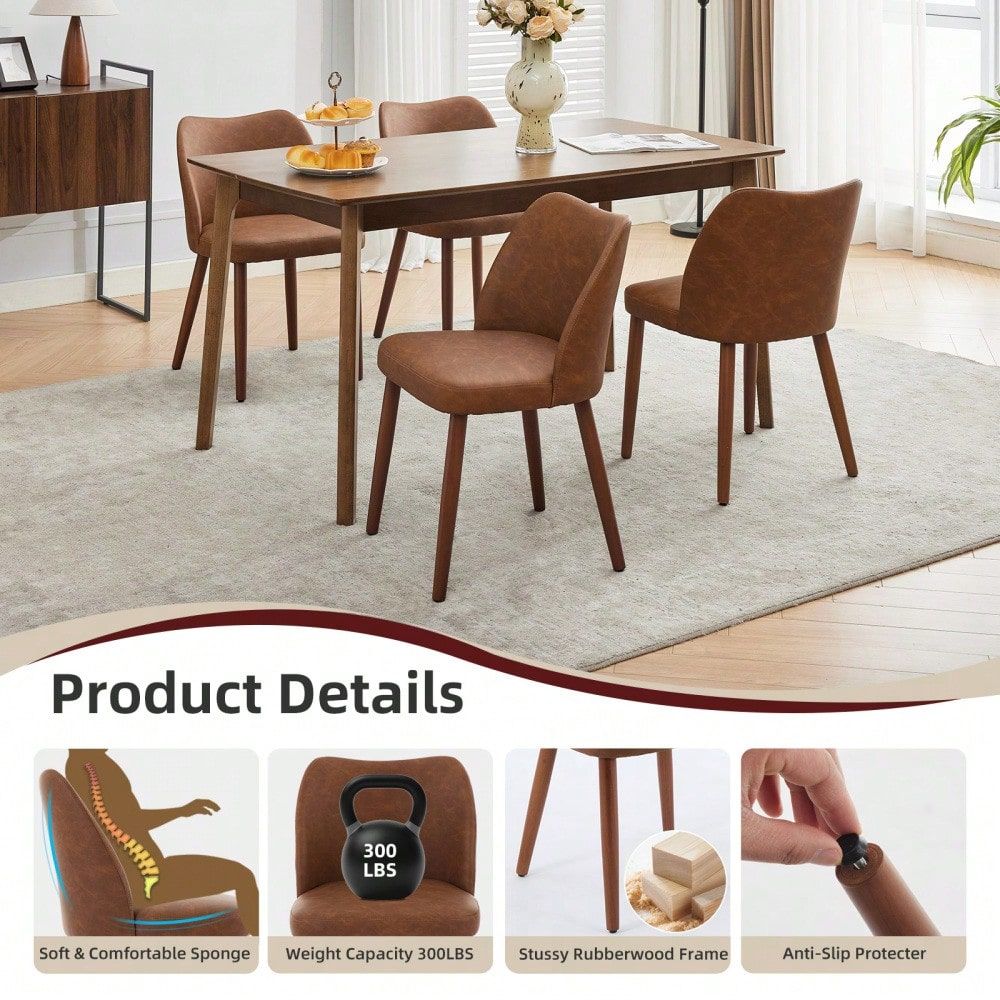 Esszimmerstühle 4er-Set, Boucl – Adirondack Chair Wood Bewertung und Preis