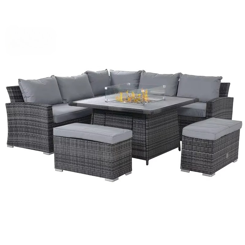 Garten-Terrassen-Sofa-Set Wass – Outdoor Furniture With Fire Pit Bewertung und Preis