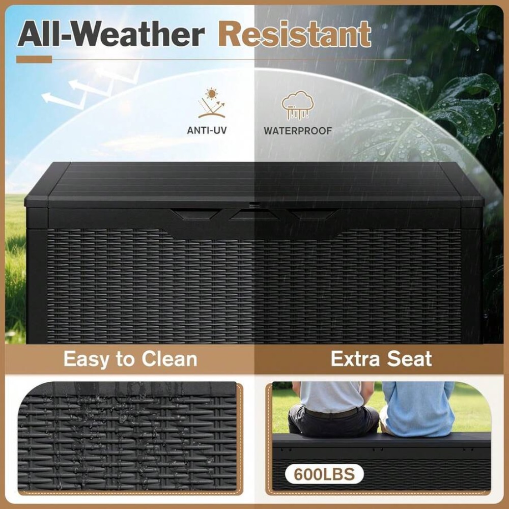 Große abschließbare Outdoor-Au – Outdoor Furniture Patio Bewertung und Preis