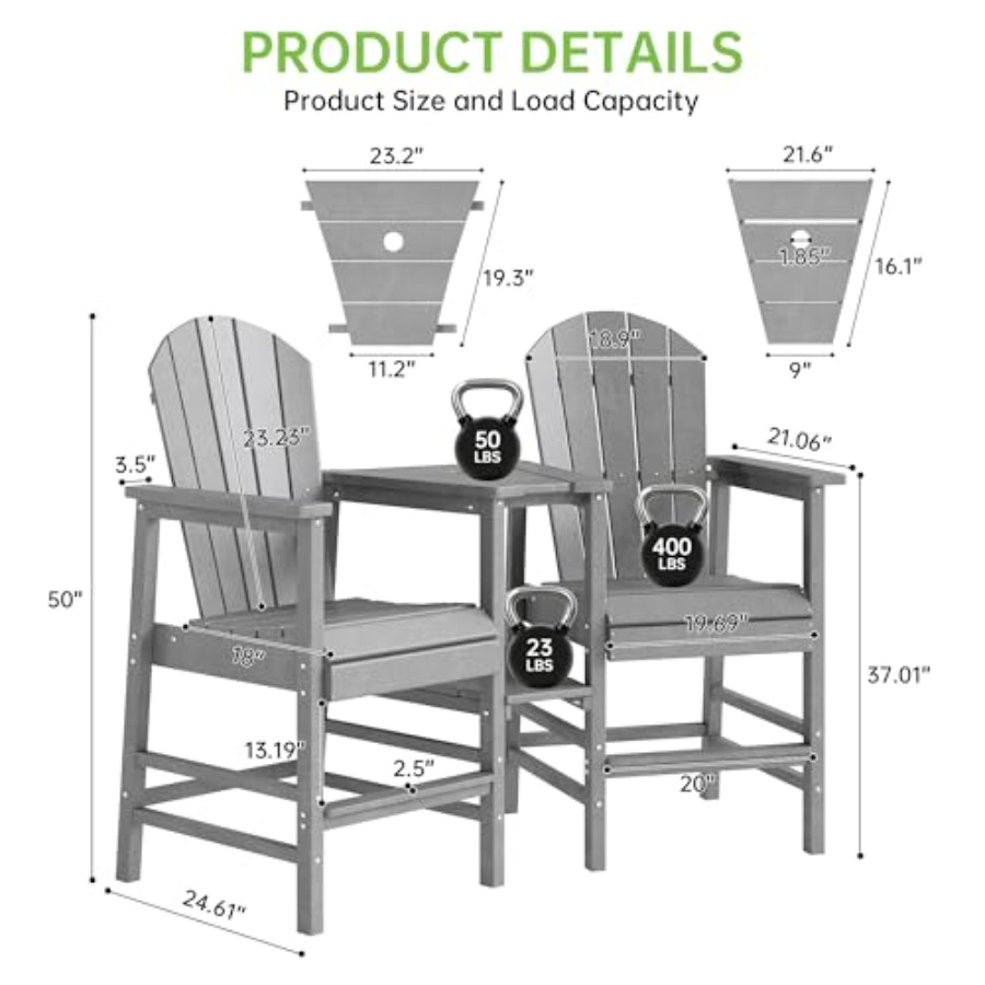 Verwendung auf Balkon oder Ter – Adirondack Chair Wood Bewertung und Preis