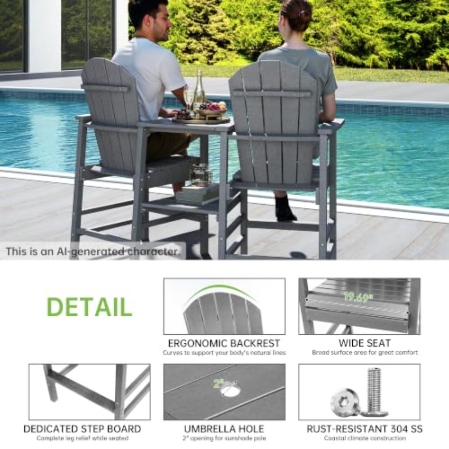 Verwendung auf Balkon oder Ter – Adirondack Chair Wood Bewertung und Preis