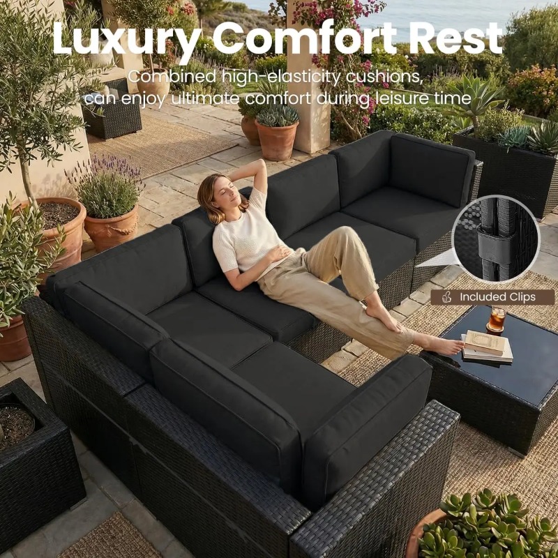 8-teiliges Gartenmöbel-Set aus – Outdoor Furniture And Fire Pit Bewertung und Preis