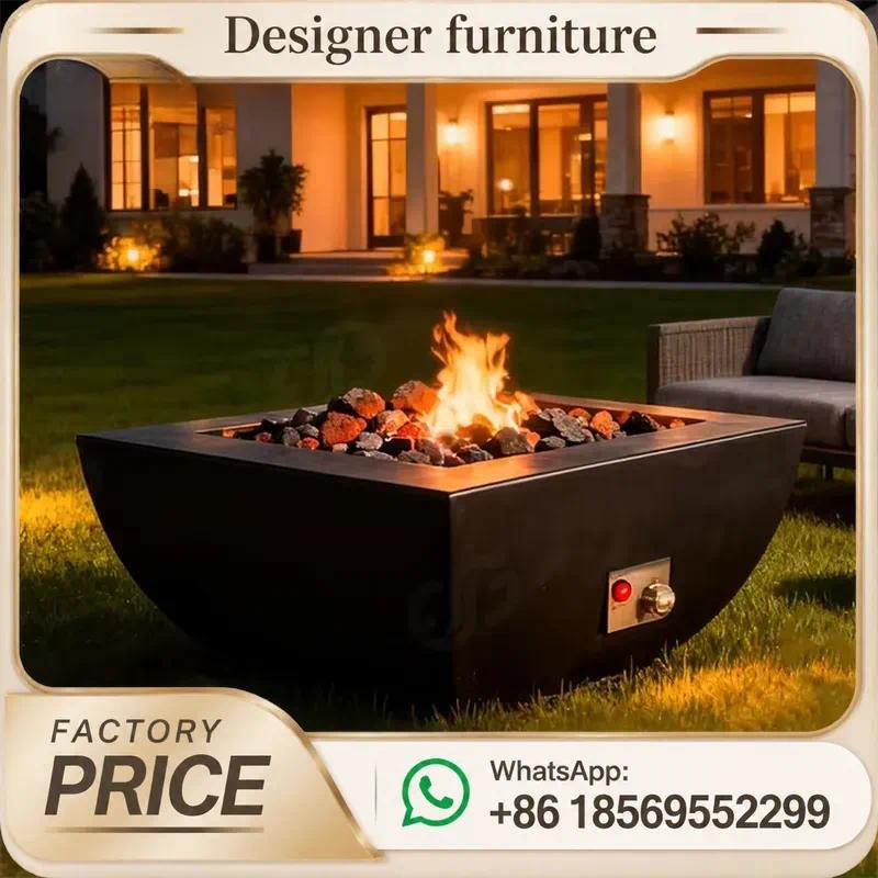 Maßgefertigter Outdoor-Gasfeue – Outdoor Furniture And Fire Pit Bewertung und Preis