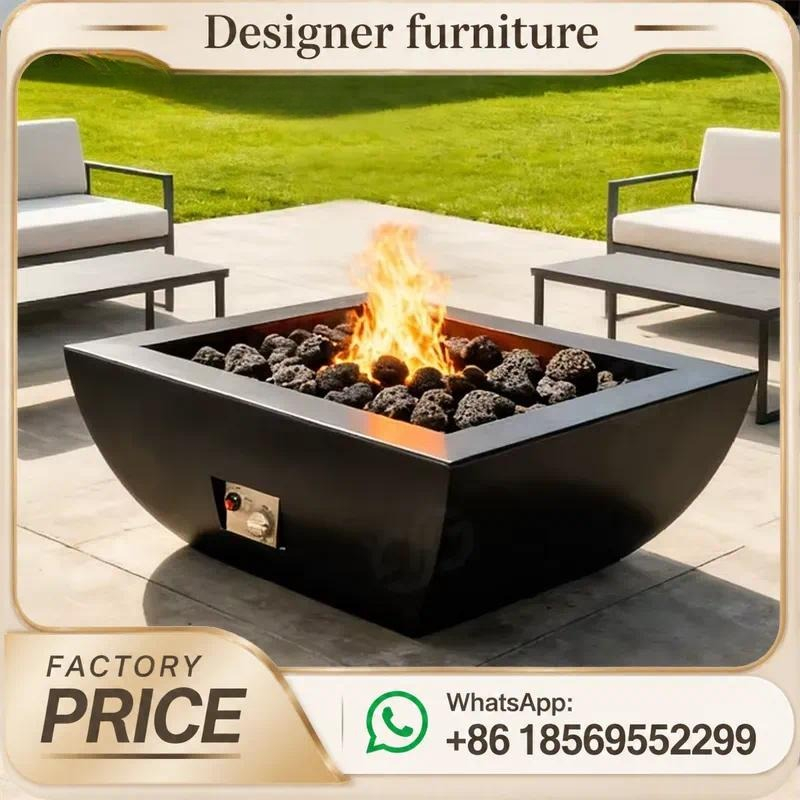 Maßgefertigter Outdoor-Gasfeue – Outdoor Furniture And Fire Pit Bewertung und Preis