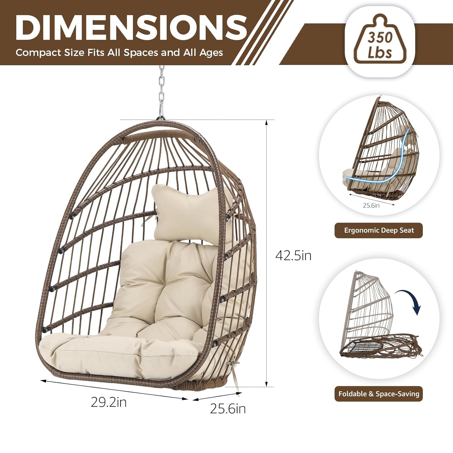 Hängesessel für den Außenberei – Outdoor Furniture Egg Chair Bewertung und Preis