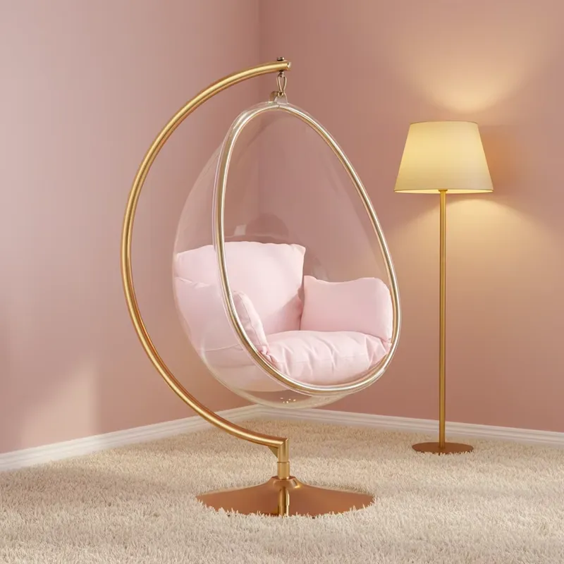 Transparenter Acryl-Bubble-Sch – Outdoor Furniture Egg Chair Bewertung und Preis