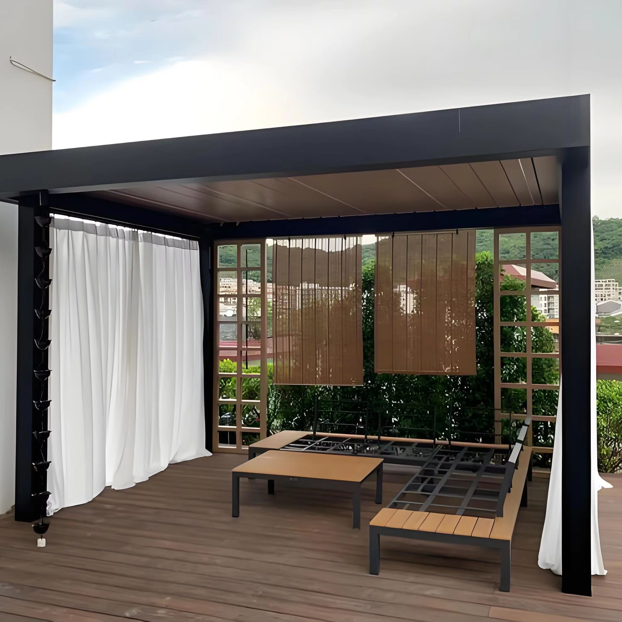 Verschiedene Größen Aluminium- – Outdoor Furniture Gazebo Bewertung und Preis