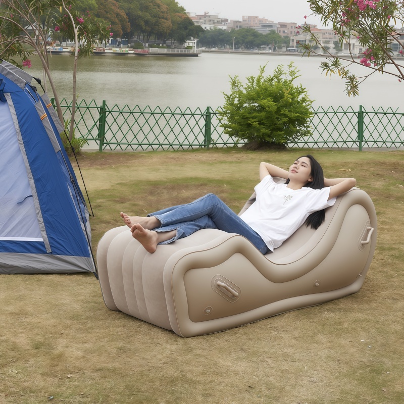 S-förmiger Aufblasbarer Sessel – Outdoor Furniture Material Bewertung und Preis