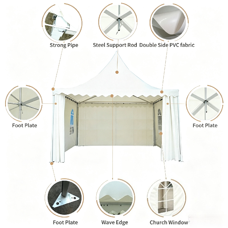 Anpassbare Größe Outdoor-Pagod – Outdoor Furniture Fabric Bewertung und Preis
