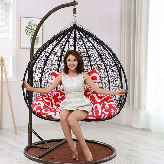 Eiförmiger Rattan-Korbgeflecht – Outdoor Furniture Egg Chair Bewertung und Preis