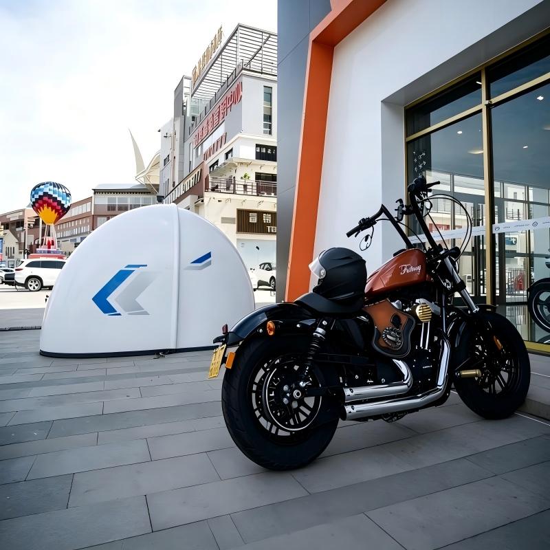 Maßgefertigter Motorrad-Aufbew – Outdoor Furniture Heavy Bewertung und Preis