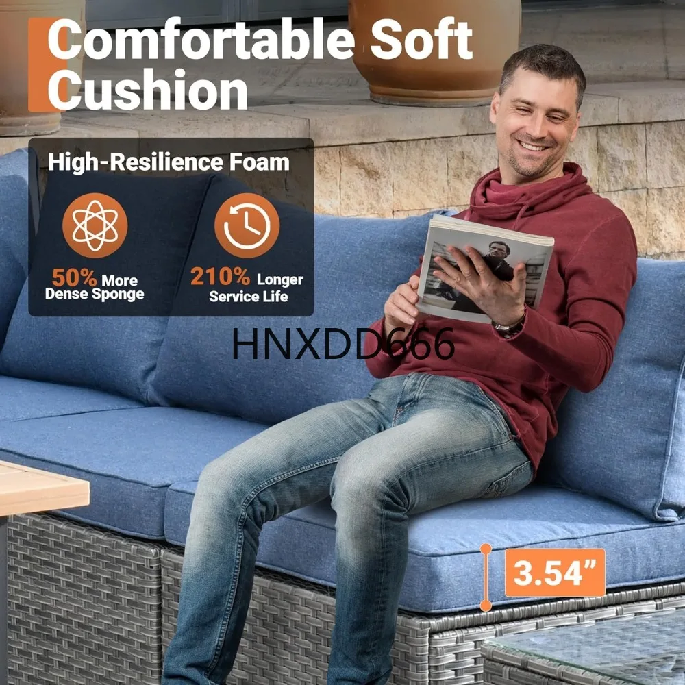 8-teiliges Gartenmöbel-Set mit – Outdoor Furniture With Fire Pit Bewertung und Preis